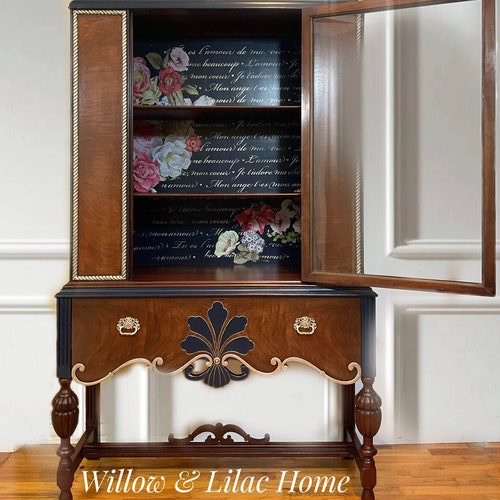 Jacobean Hutch Antique China Vintage Etsy