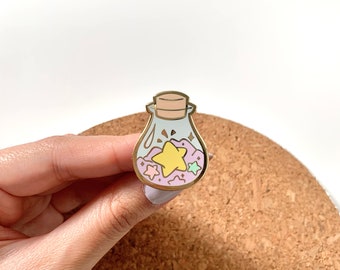 Lucky Stars Enamel Pin | Cosmic Collection - Origami Stars, Cute Enamel Pin, Gifts for Her, Gifts for Him