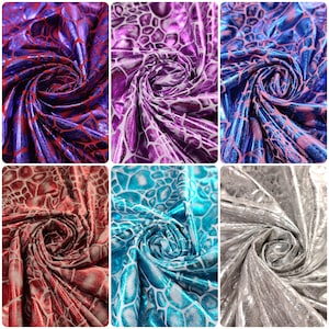 Bubbles Printed Stretch Nylon Spandex Apparel Costume Dance Stage Fabric - Sold By The Meter - 1.5m Width