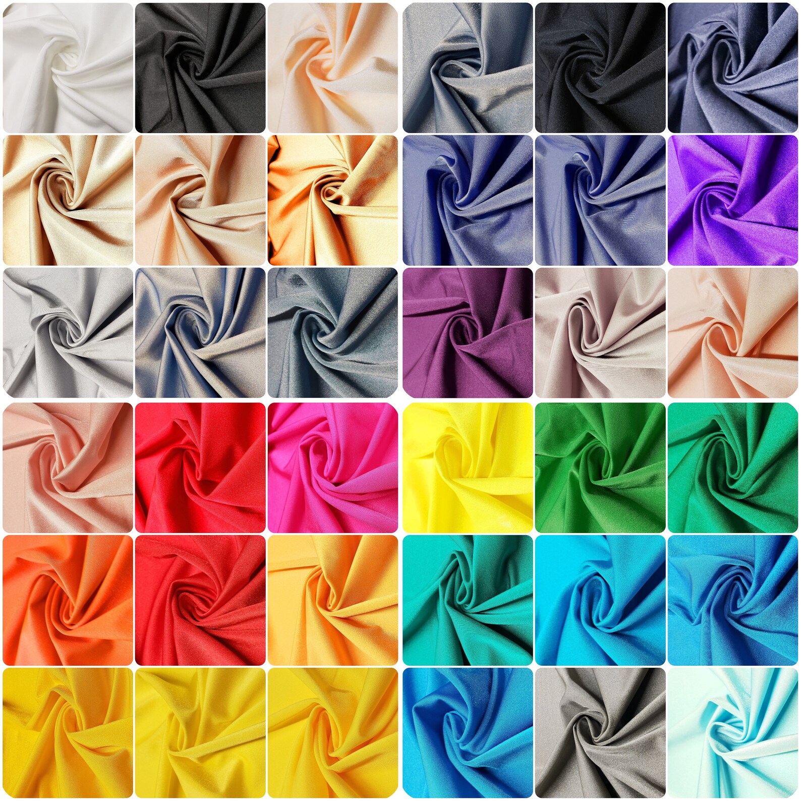 Nylon Spandex Shiny Finish Superior Quality Fabric Etsy