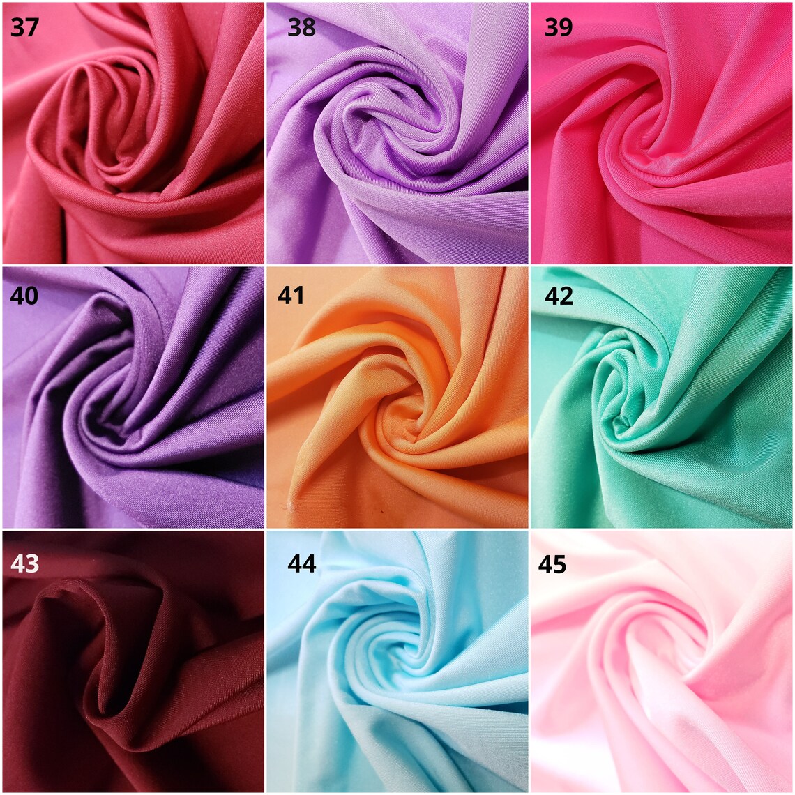 Nylon Spandex Shiny Finish Superior Quality Fabric Etsy