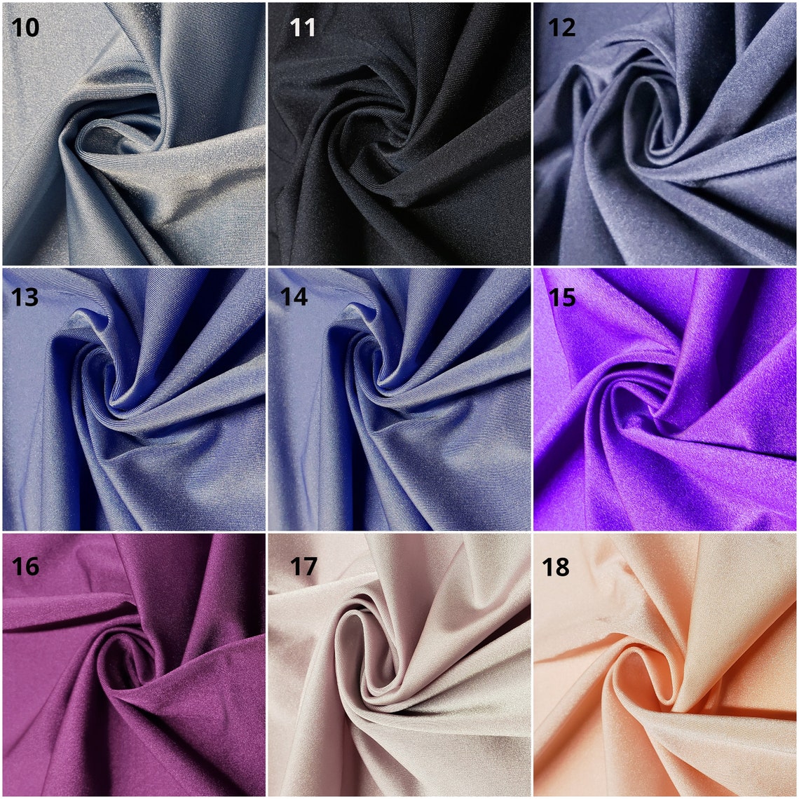 Nylon Spandex Shiny Finish Superior Quality Fabric Etsy