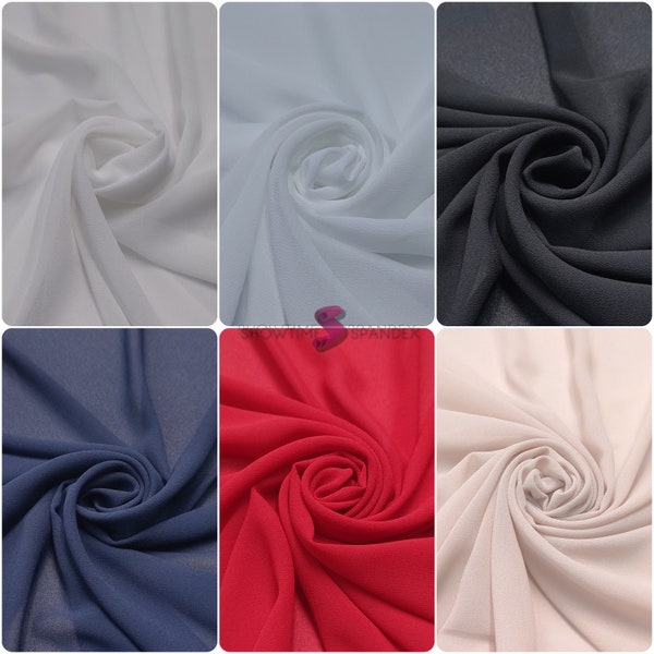 Crepe Chiffon Fabric - Georgette - Polyester