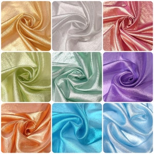 Metallic Lame Fabric - Lightweight; Shiny