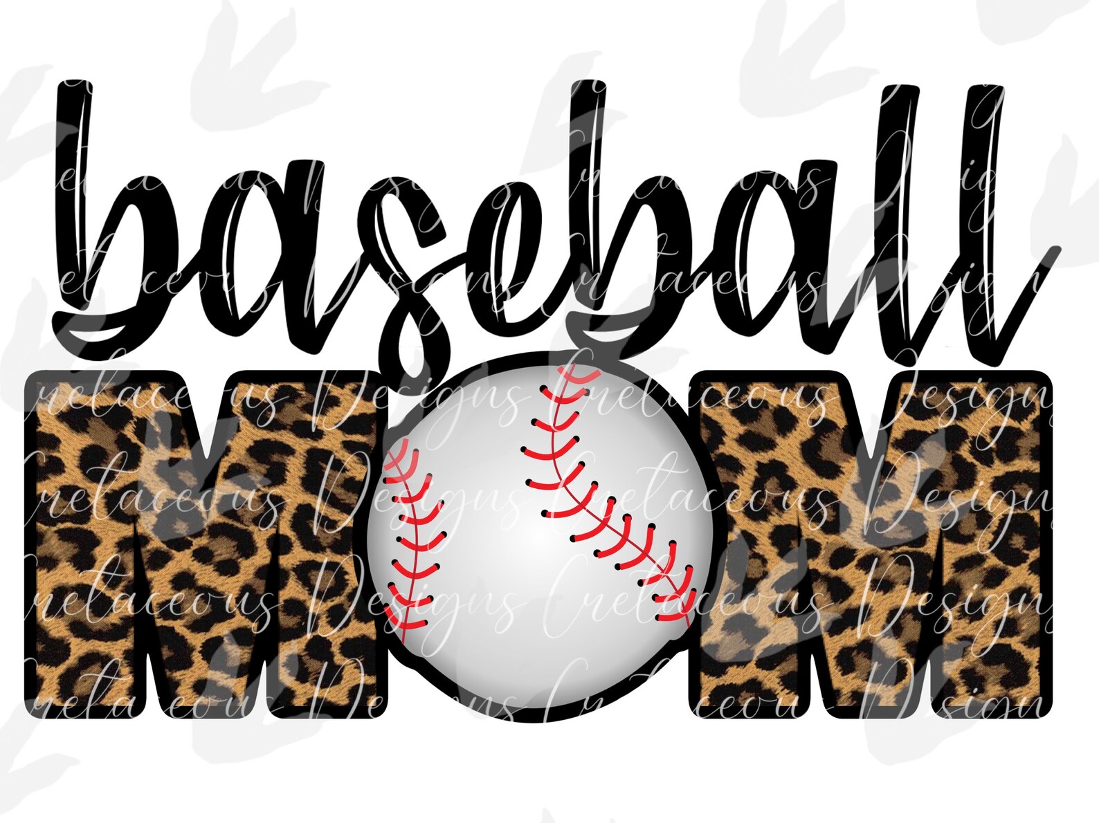 Baseball Mom Digital Design Download Etsy