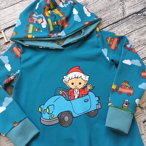 Kapuzenpullover Unser Sandmännchen Pullover für mädchen und Jungs Eisenbahn/Auto Bild 6