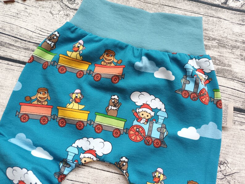 Pumphose/Baby-Kinderhose Sandmännchen Hose für Mädchen und Jungs blau Bild 3