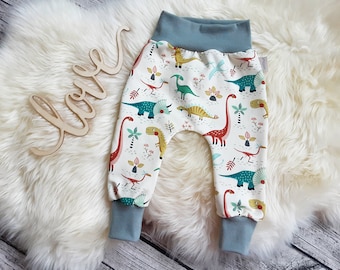 Pumphose/Babyhose Dino - Kinderhose für Mädchen und Jungs