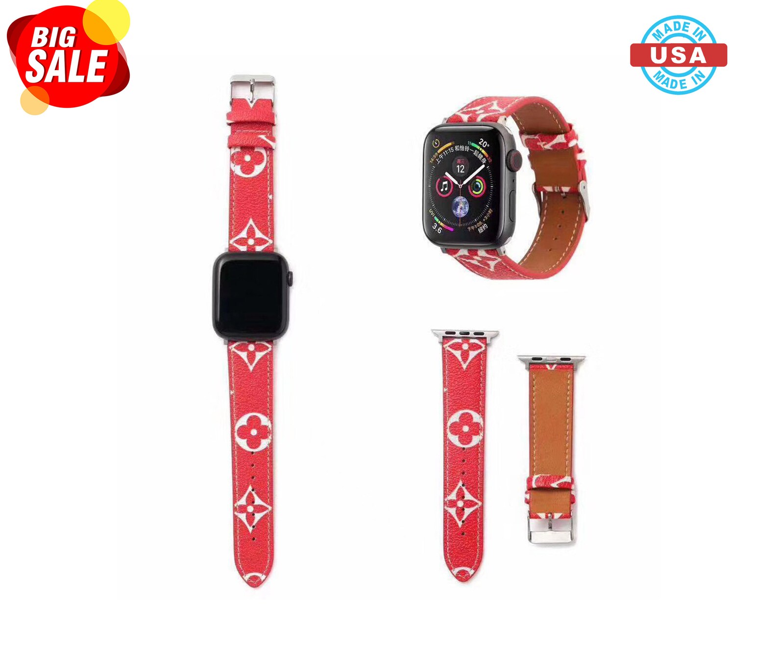 lv apple watch band 42mm