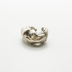 Manchettes d'oreille en argent, Manchettes sans piercing, Boucles d'oreilles manchettes bohèmes, Corps alternatif, Bijoux de corps en argent, Bijoux en argent, Manchettes d'oreilles ethniques