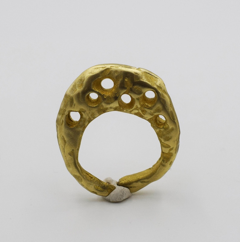 bronze irregular dome stack ring