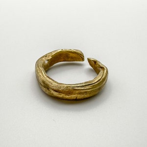 Full Round Ring, Band Bronze Ring, Dainty Ring, Stacking Rings, Modern Band Ring, Bronze Jewelry, Solid Bronze Ring, Designer Ring
