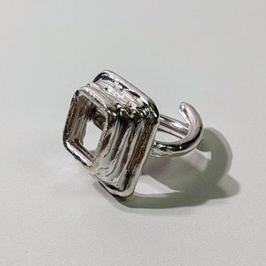Sterling Silver Ring, Minimalist Ring, Handmade Ring, 925 silver ring, Simple Ring, Unique Ring, Geometric Ring, Everyday Ring, Ring for Her