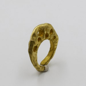 bronze irregular dome stack ring