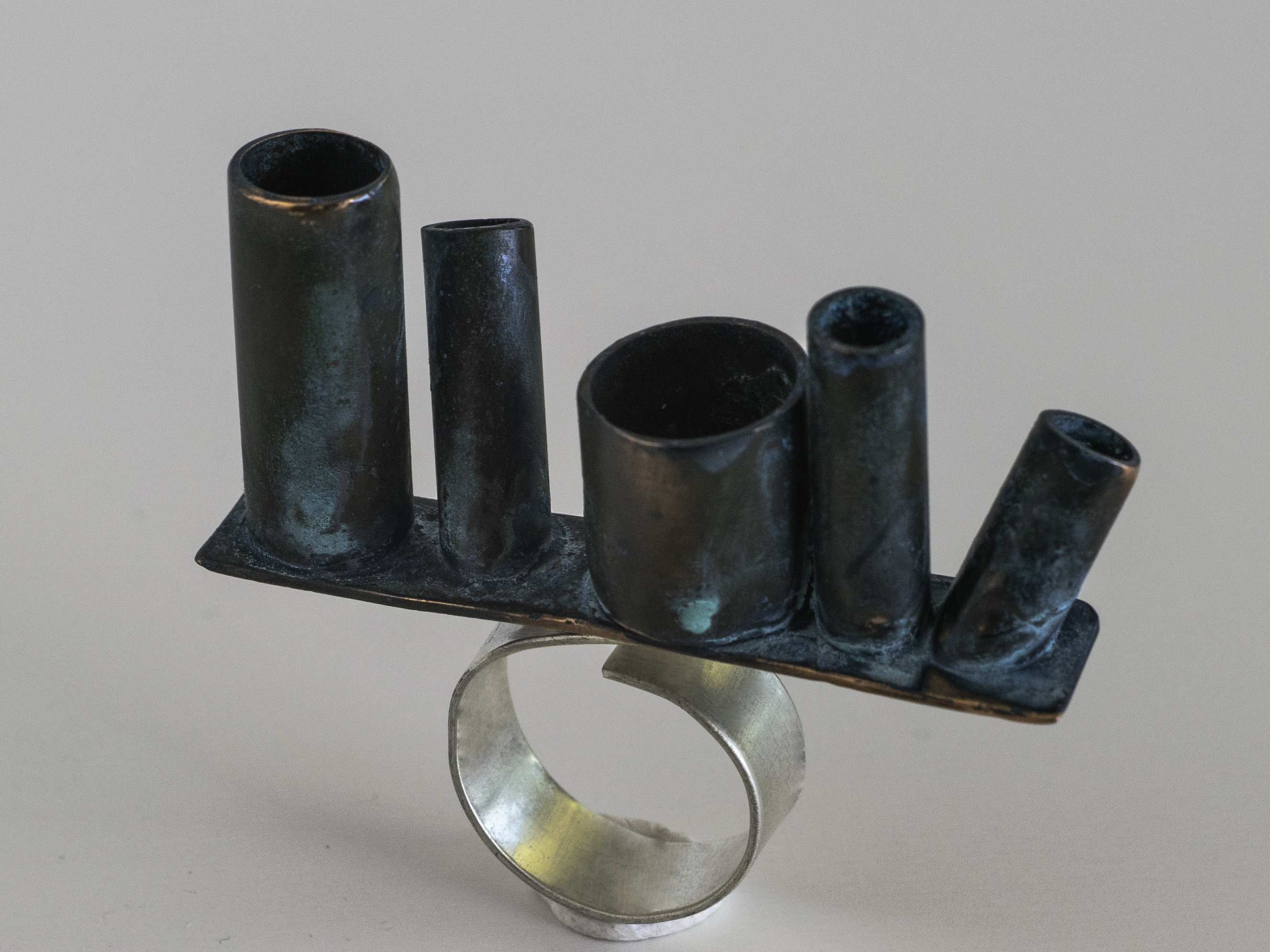 Große massive Kupfer-Ring Patina Kupfer Ring für Frauen Big | Etsy