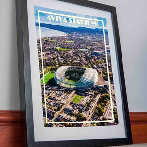 Aviva Stadium Print Poster Canvas Dublin Croker Gaelic games stadium Poster Wall Decor Artwork foto regalo Home Decor Souvenir retro Travel