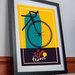 Poster vintage del Tour de France – Arte murale retrò per il ciclismo per l'arredamento della casa