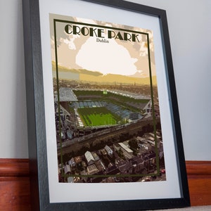 Croke Park Print Poster Dublin Croker Gaelic games stadium Poster Canvas Wall Decor Artwork foto regalo Home Decor Souvenir retro Travel