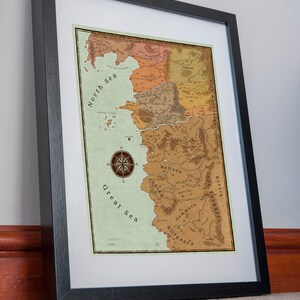 The Witcher map Poster Print The Witcher 3 Wild Hunt edição aprimorada Assassins of Kings Comics Arte do filme arte de parede Decoração presente de quarto infantil