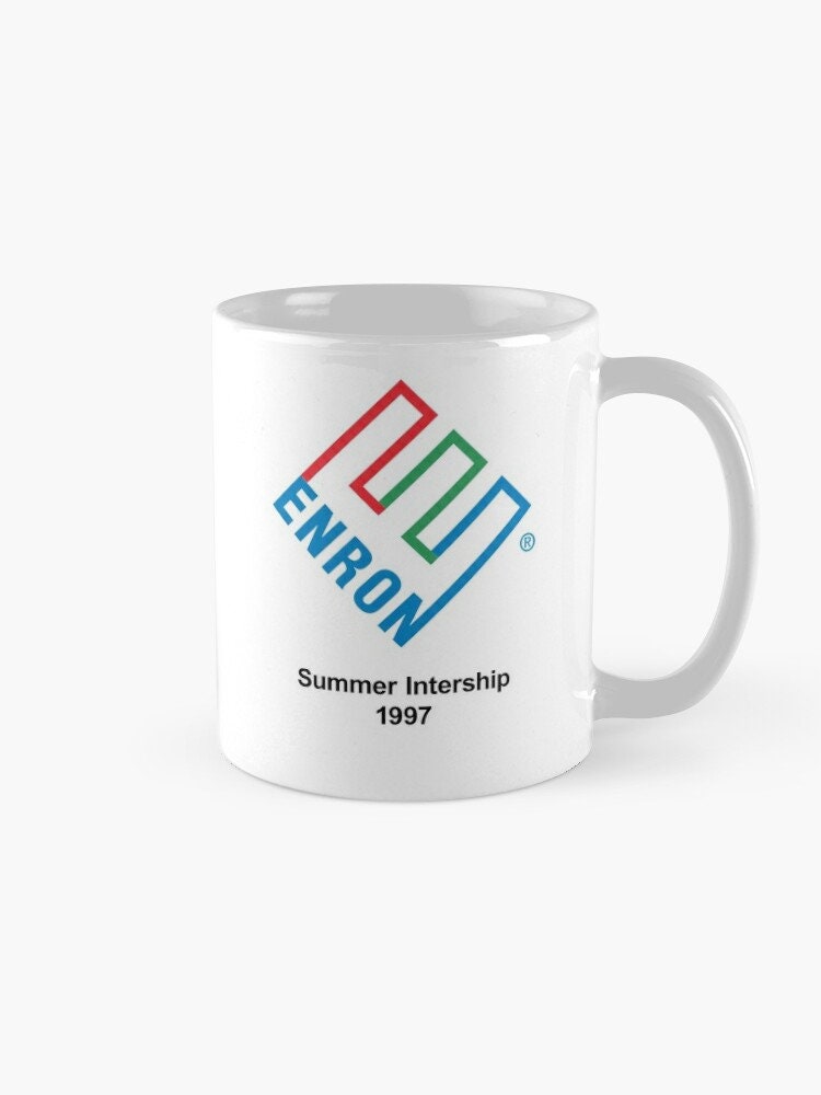 Enron Summer Intership 1997 Mug, Enron Scandal Gift Mug, Vintage Coffee Mug