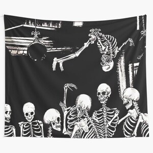 Die Lit Tapestry Etsy
