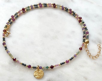 Zodiac Sign Necklace Aries | Silver, Gemstones | Star Sign, Horoscope Necklace, Astrology Necklace, Zodiac Jewelry