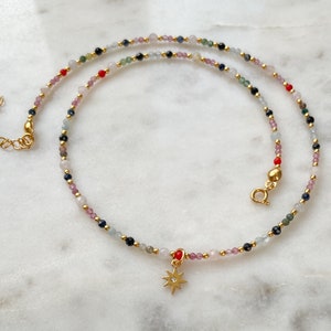 Sternzeichen Halskette Waage | Silber, Edelsteine | Sternzeichen, Horoskop Halskette, Astrologie Halskette, Sternzeichen Schmuck