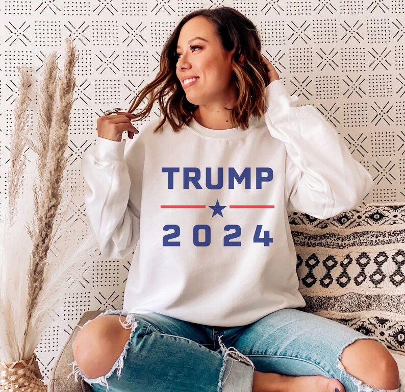 Trump 2024 Sweatshirt Pro Trump Sweatshirt Pro America Etsy