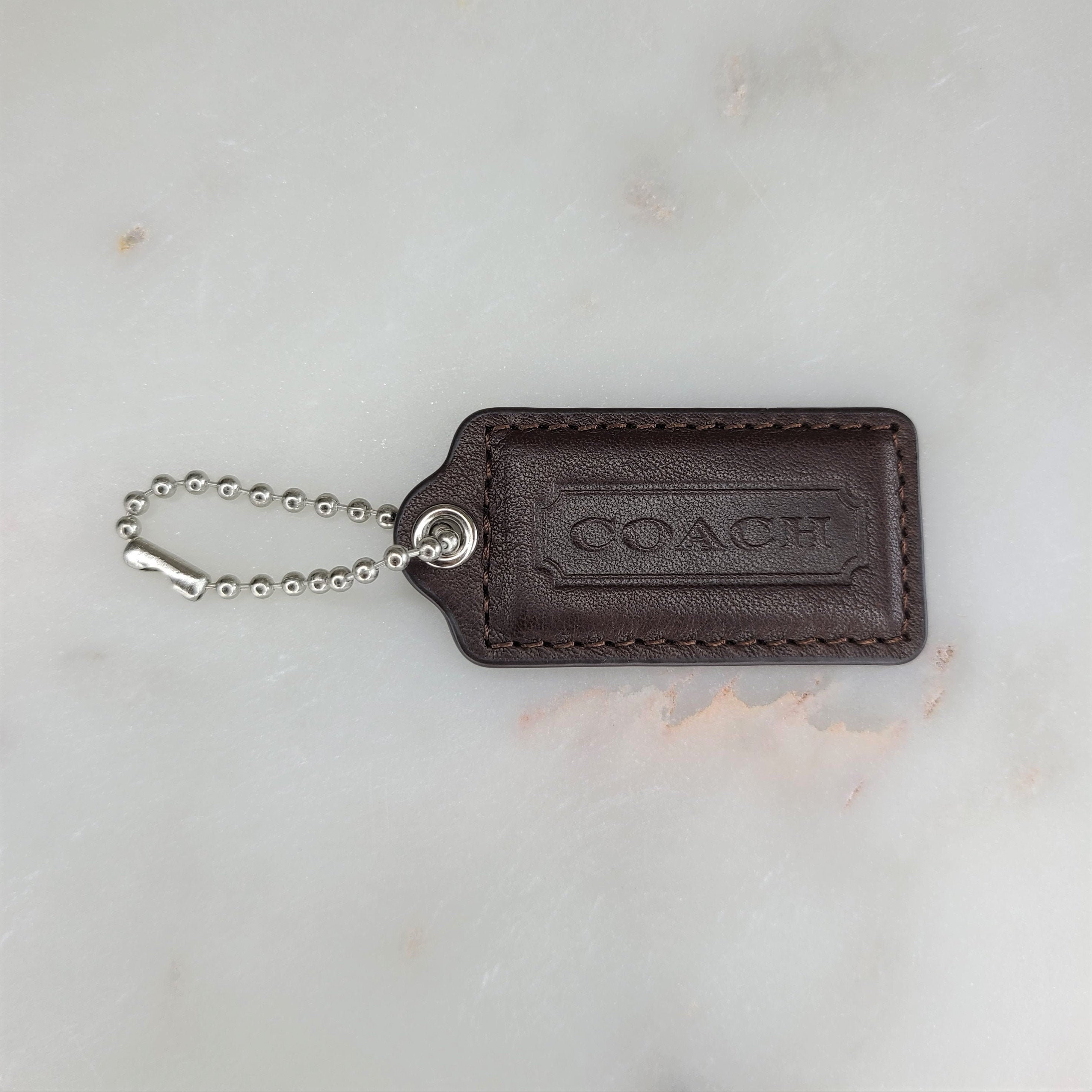 Vintage Coach Name Tag for Alex Genuine Coach Leather Tag - Etsy