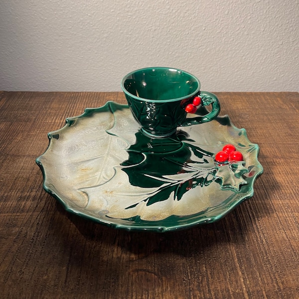 Snack Plate and Cup Etsy