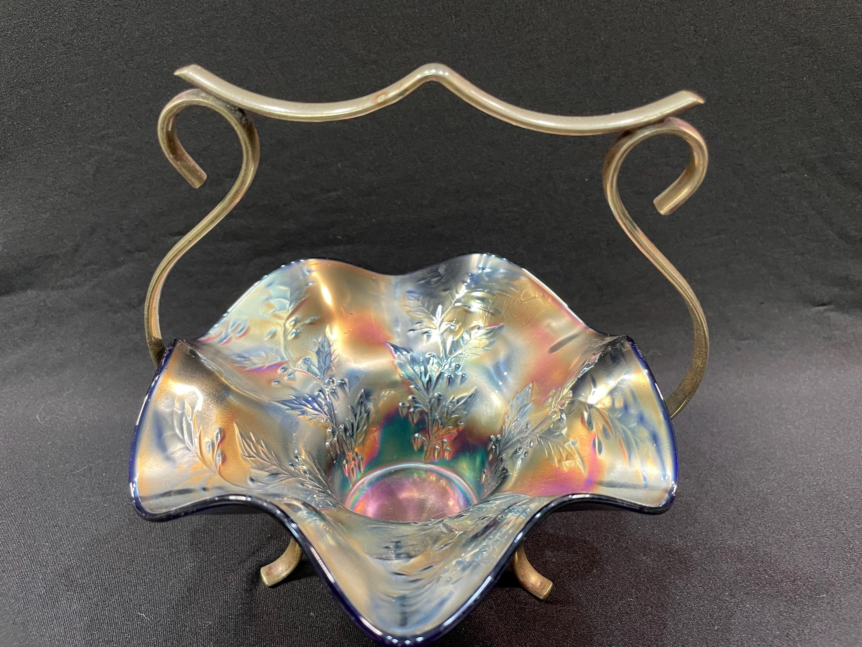 ご確認用　フェントン➕スタンド Fenton Glass Hat on Stand - Etsy
