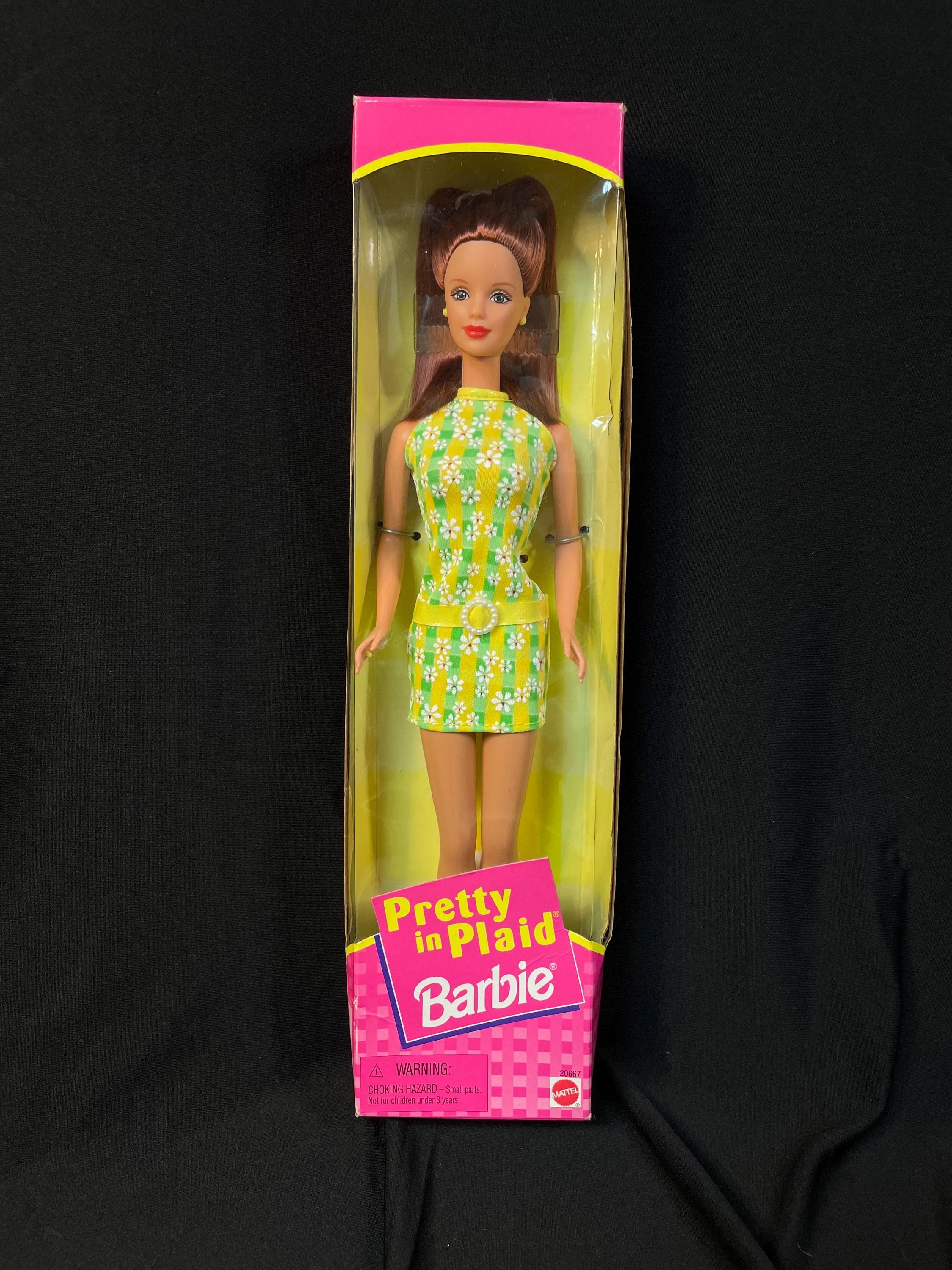 1998 Pretty in Plaid Barbie Doll Still in the Original Box - Etsy