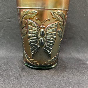 Fenton Glass Butterfly Green - Etsy