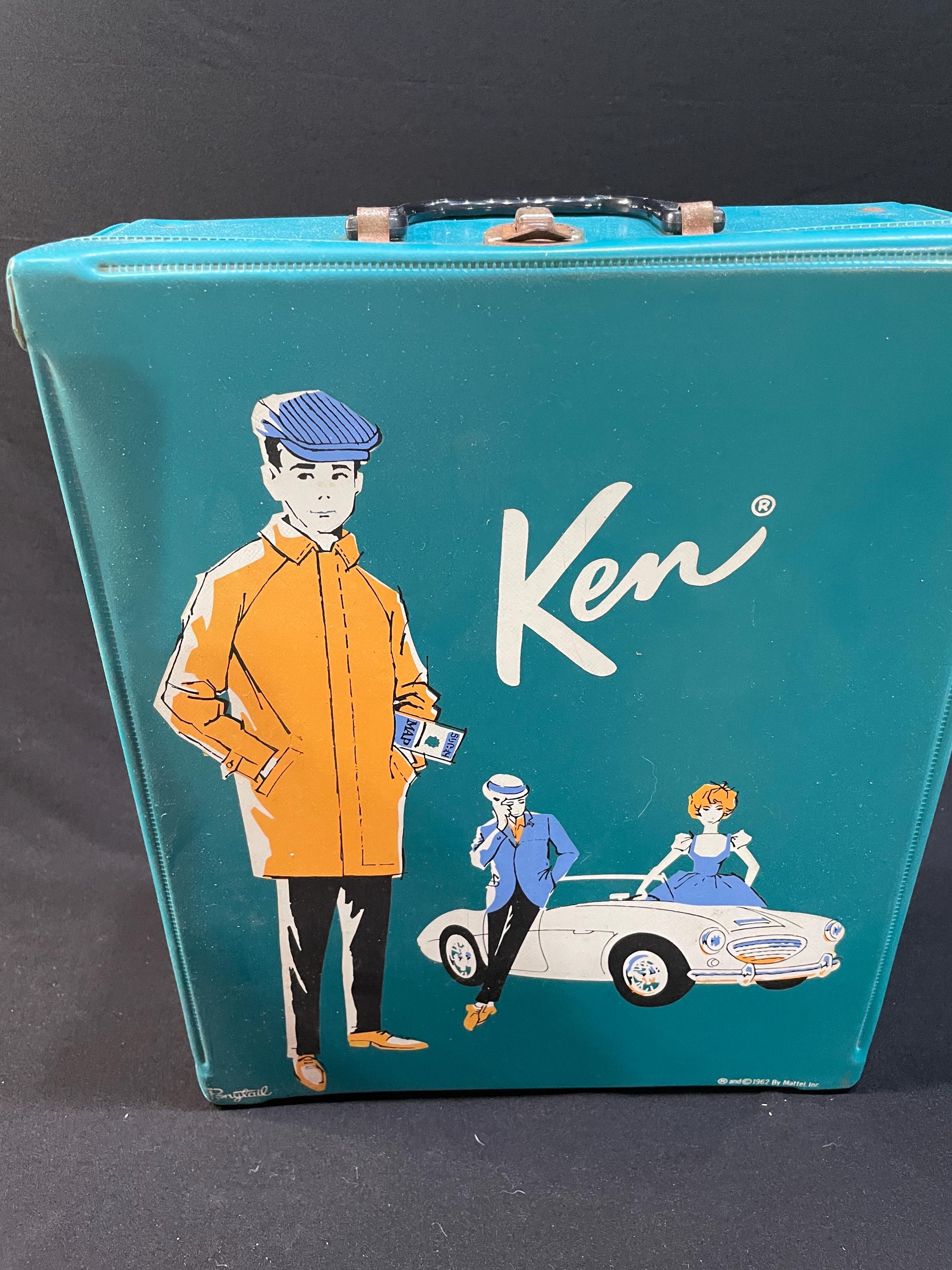 バービーケン　ヴィンテージドールケース ヴィンテージ ケン、人形ケース、マテル製洋服 / バービー ケン