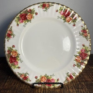 Vintage Royal Albert Old Country Roses Salad Plate, Vintage Bone China, Gift