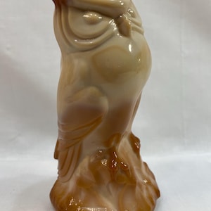 Fenton Slag Glass Owl Figurine - 6&quot;