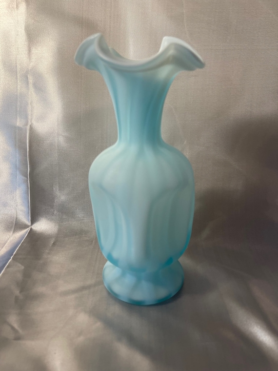 ビンテージ　フェントン ボンボンデッシュ Bon Bon / Candy Dish, Fenton, Silver Crest Double Crimped 8