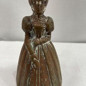Vintage Brass Lady Bell