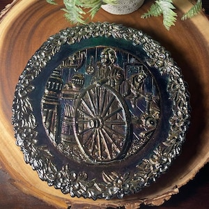 Fenton Carnival Glass Collector Plate #9 American Craftsman Series