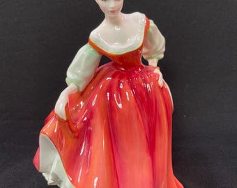 Vintage Royal Doulton "Fair Lady (Red)" Figurine HN 2832