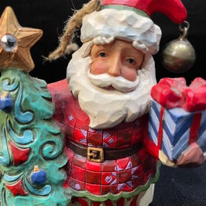 Jim Shore 2017 Heartwood Creek Santa Figurine