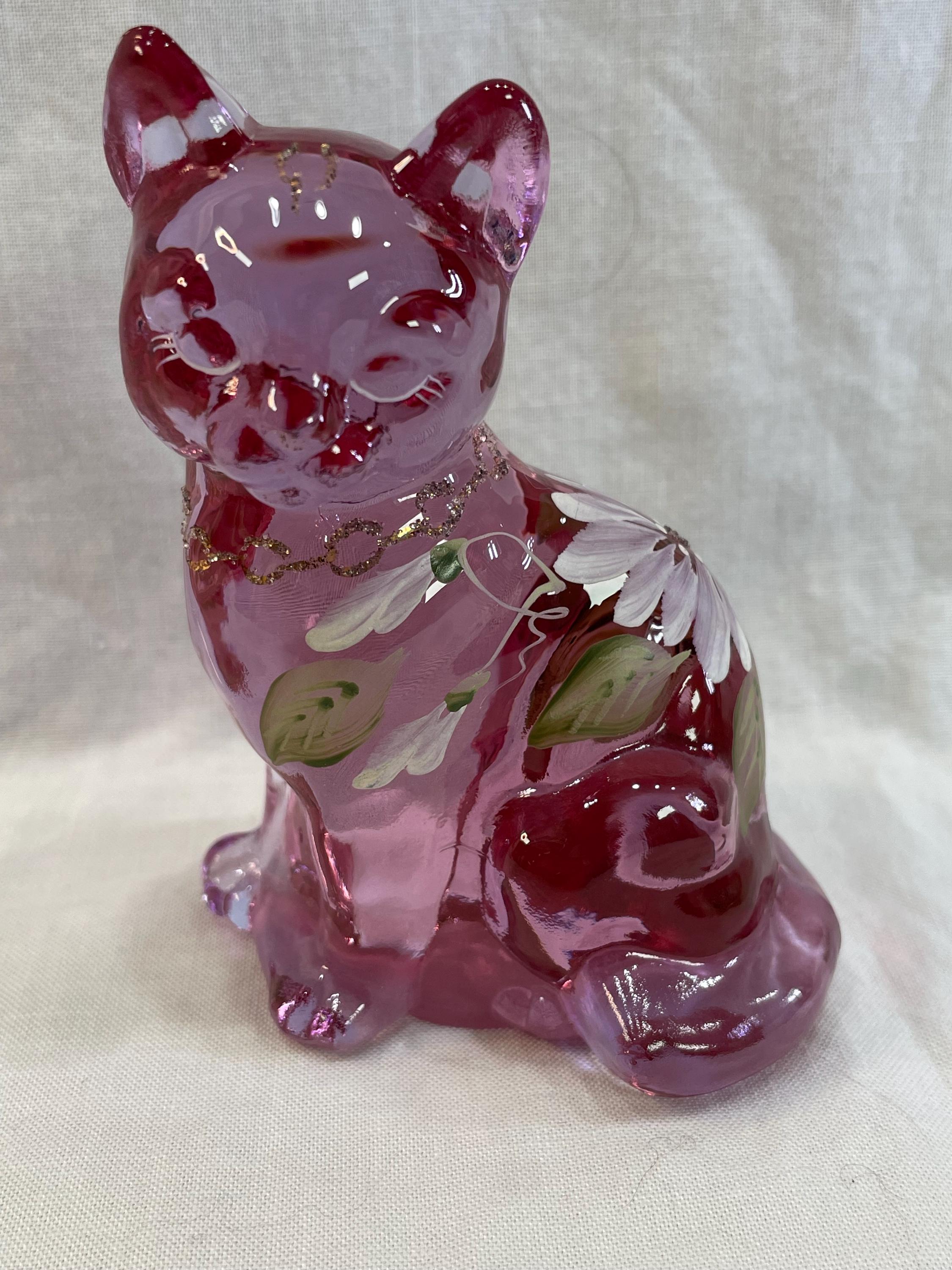 Fenton Glass Cat Hand Painted - Etsy - Page 3