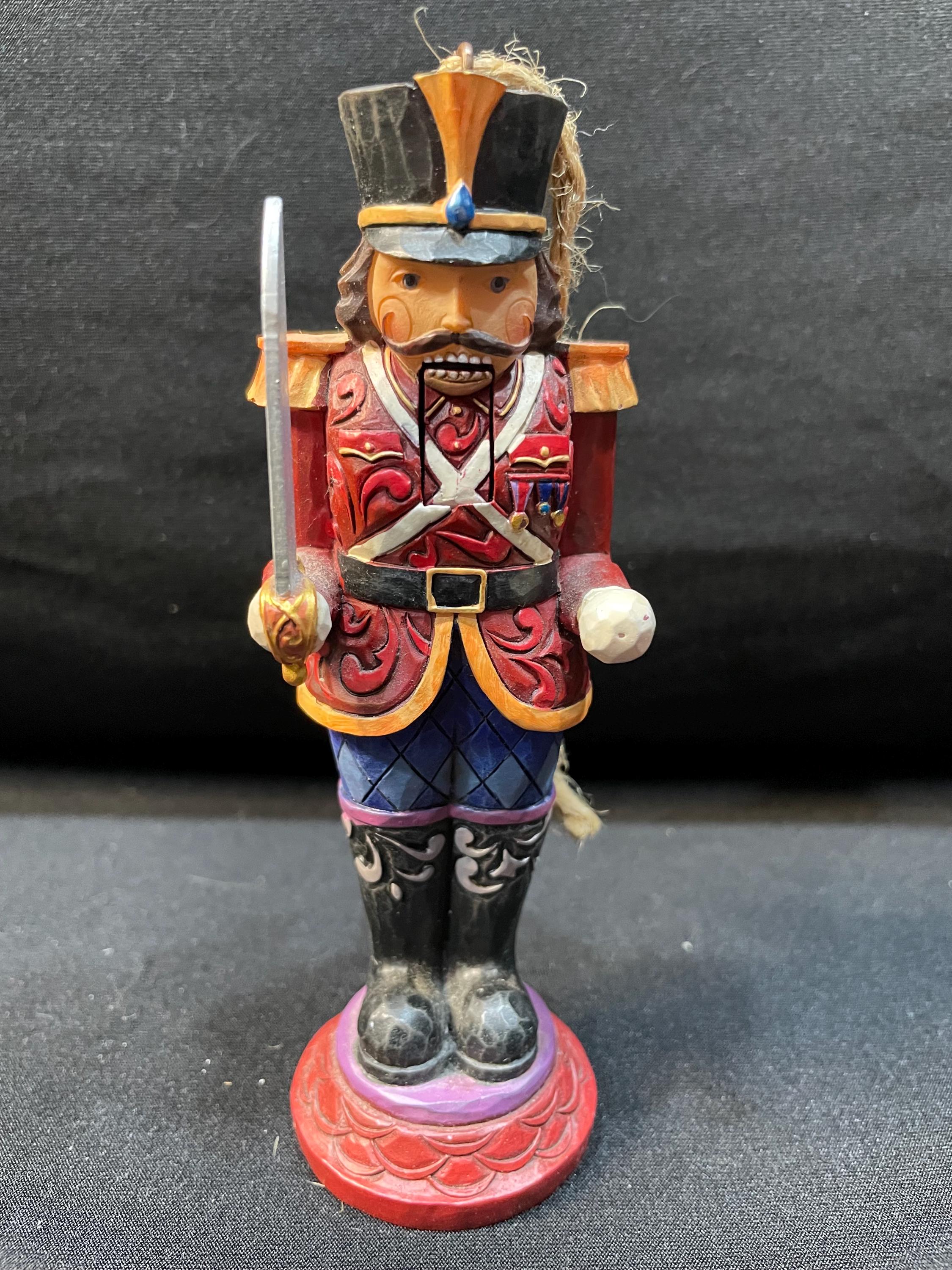 Jim Shore Heartwood Creek Nutcracker Figurine Ornament - Etsy