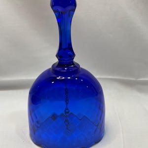 Fenton Blue Glass Bell