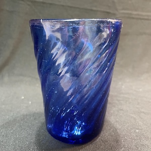 Vintage Cobalt Blue Tumblers
