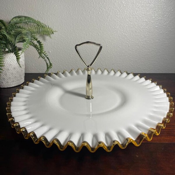 Stemmed Dessert Dish Etsy