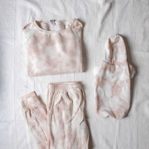 Jogger Sweatsuit Set & Dog Hoodie (Tan)