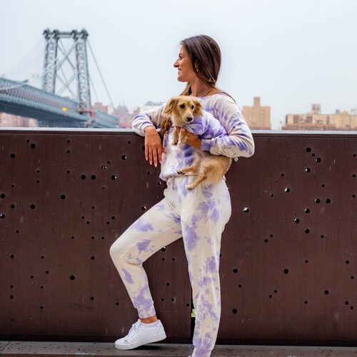 Jogger Sweatsuit Set & Dog Hoodie shops (Purple)