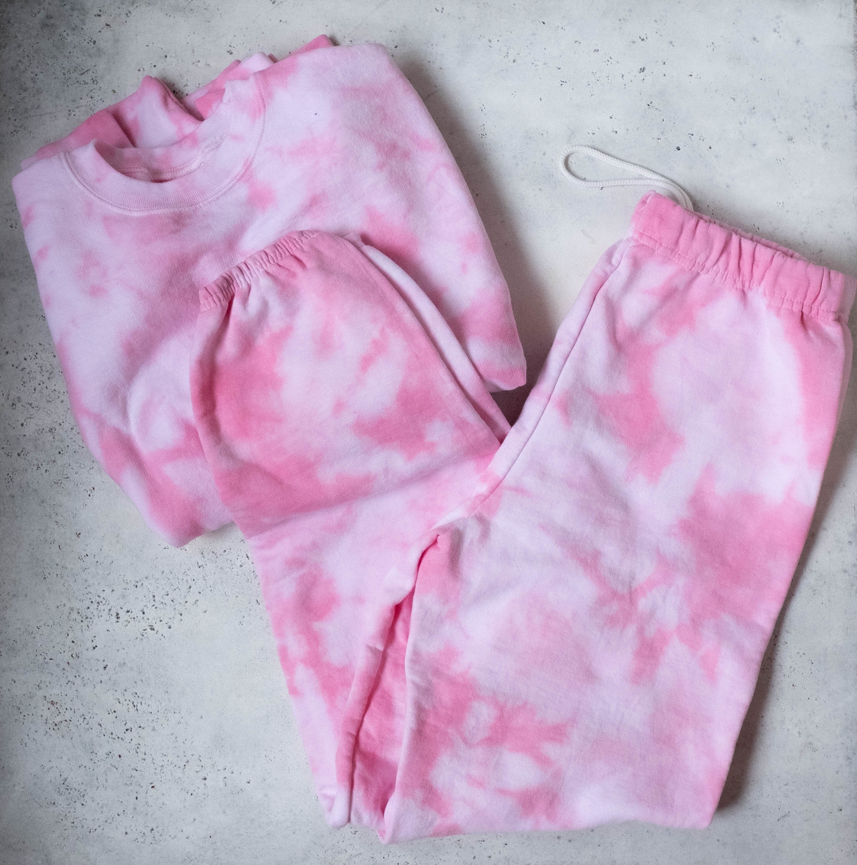 Pink Matching Sweatsuit Set | Etsy