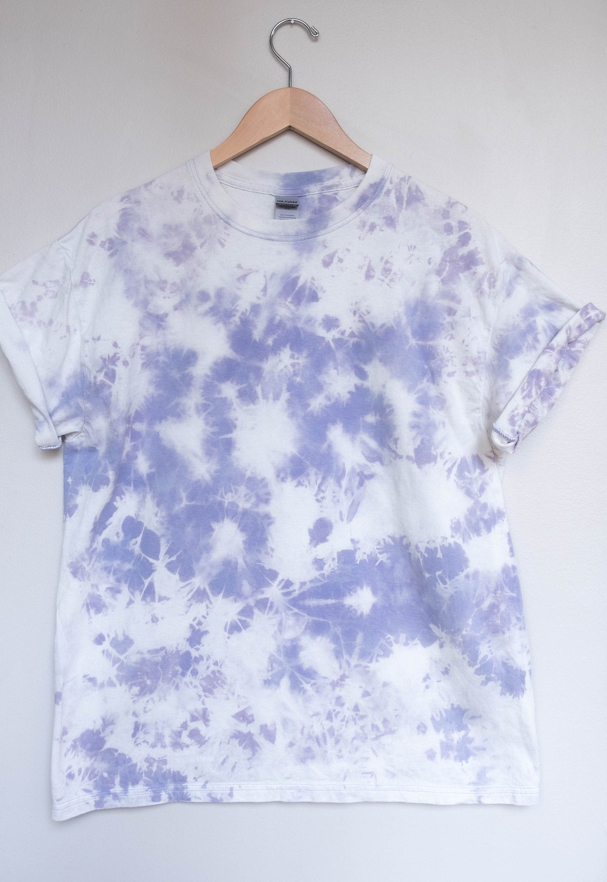 Pastel Purple Bleach Dyed T-Shirt | Etsy